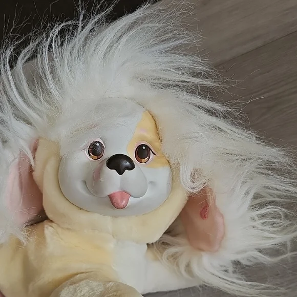 Vintage 90s Puppy Surprise Mom & 3 Babies *Different Breeds - Picture 6 of 11